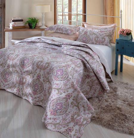 Kit Cobre Leito Colcha Patchwork Casal Bouti 3 Peças Rozac - Valencia 7 é boa?