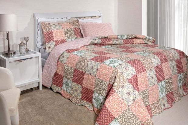 Kit Cobre Leito Colcha Patchwork King Bouti 3 Peças Rozac - Nice 4 é boa?