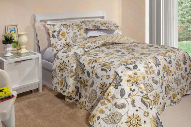 Kit Cobre Leito Colcha Patchwork Queen Bouti 3 Peças Rozac - Nice 5 é boa?