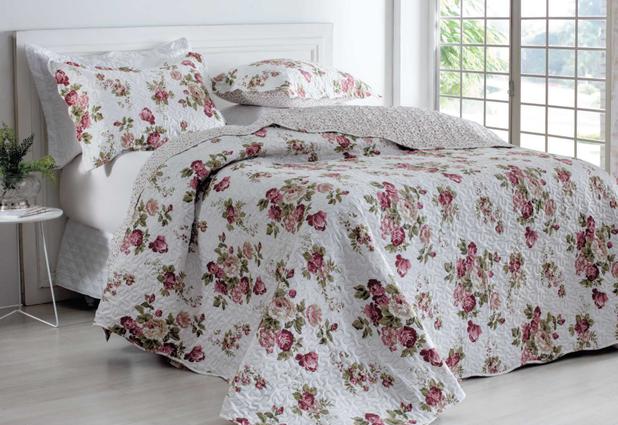 Kit Cobre Leito Colcha Patchwork Queen Bouti 3 Peças Rozac - Ravena 03 é boa?