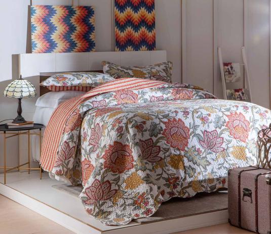 Kit Cobre Leito Colcha Patchwork Queen Bouti 3 Peças Rozac - Sevilha 2 é boa?