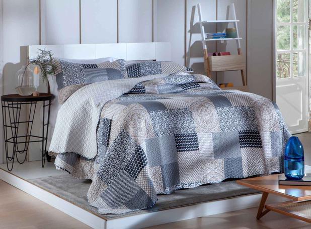 Kit Cobre Leito Colcha Patchwork Solteiro Bouti 2 Peças Rozac - Sevilha 6 é ruim? Kit Cobre Leito Colcha Patchwork Solteiro Bouti 2 Peças Rozac - Sevilha 6 é boa?