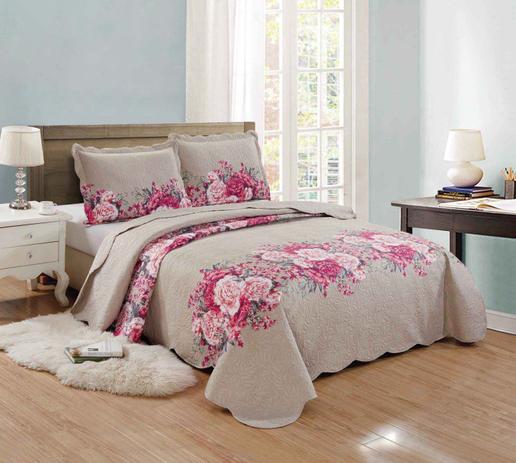 Kit Cobre Leito Colcha Queen Patchwork Ultrasonic 3 Peças Sultan - Cassia é boa?