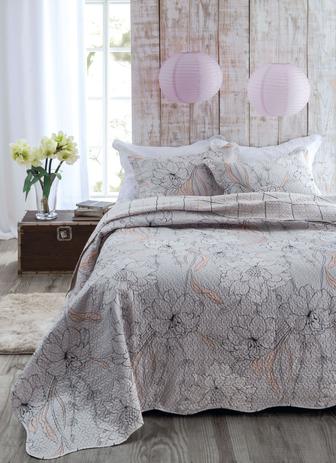 Kit Cobre Leito Colcha Solteiro Bouti Ultrassom Quilting 2 Peças JT - Peony - Dyuri é boa?