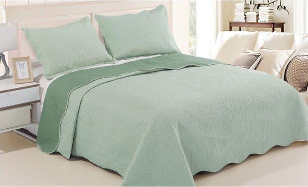 Kit Cobre Leito Colcha Solteiro Patchwork Ultrasonic 2 Peças Sultan - Verde é boa?