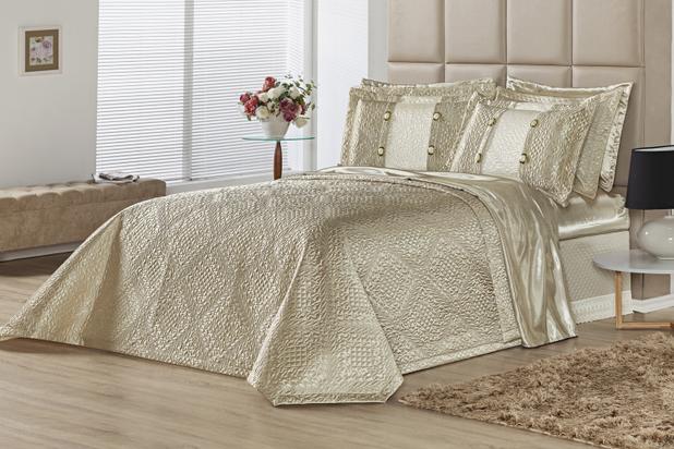 Kit Cobre Leito Europa Re9casa Casal Super King 05 Peças - Cor Prata - Meu lar enxovais é boa?