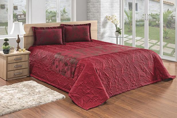 Kit Cobre Leito Gregory Rosdry M391-1 Casal King 4 Peças Vermelho - Rosdry enxovais Menor preço em Kit Cobre Leito Gregory Rosdry M391-1 Casal King 4 Peças Vermelho - Rosdry enxovais
