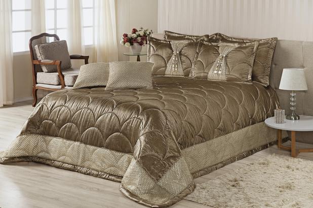 Kit Cobre Leito Londres Re9casa Casal Super King 09 Peças - Cor Ouro Velho é boa?