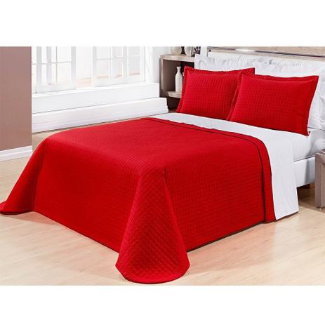 Kit Cobre Leito Solteiro 02 Peças Percal 200 Fios Prátic Vermelho - Bernadete Casa é boa?