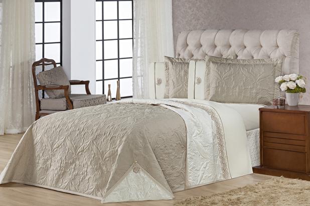 Kit Cobre Leito Topázio Re9casa Casal Padrão 05 Peças Dupla Face - Cor Fendi é boa?