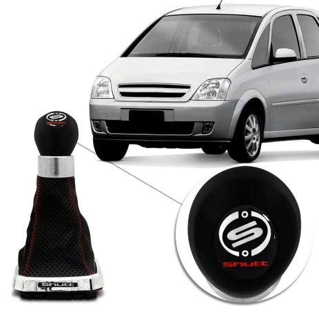 Kit Coifa Câmbio Shutt Montana Meriva 03 a 11 Preta Base Cromada + Manopla Orbitt G1 Alumínio Preto Menor preço em Kit Coifa Câmbio Shutt Montana Meriva 03 a 11 Preta Base Cromada + Manopla Orbitt G1 Alumínio Preto