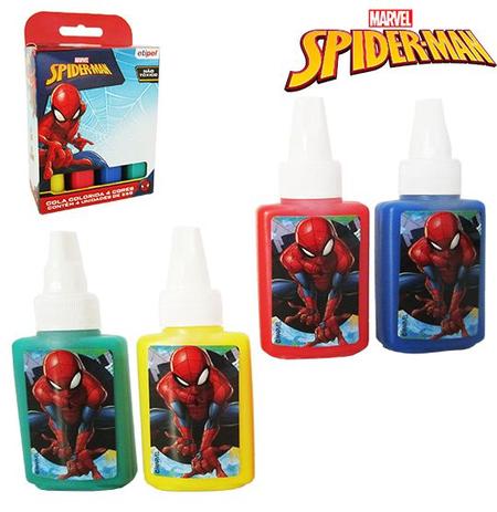 Kit cola com 4 cores sortidas  spider-man - Etipel é boa?
