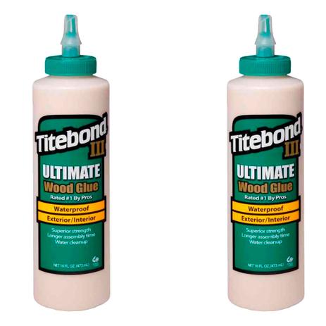 Kit Cola para Madeira III Ultimate Wood Glue-6004528-Titebond-473 ml 2 Unidades é boa?