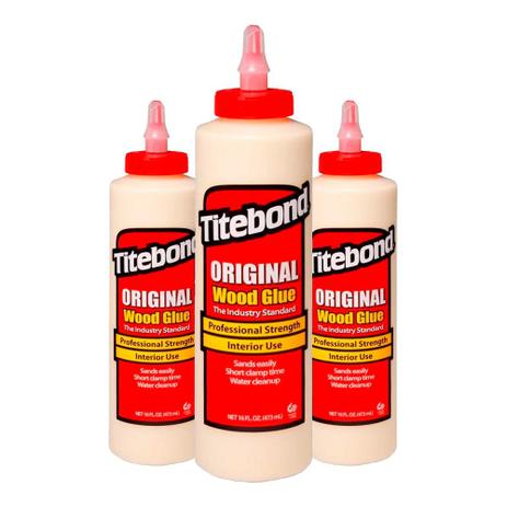 Kit Cola para Madeira Original Wood Glue- 6004530- Titebond- 473 ml - 3 Unidades é boa?