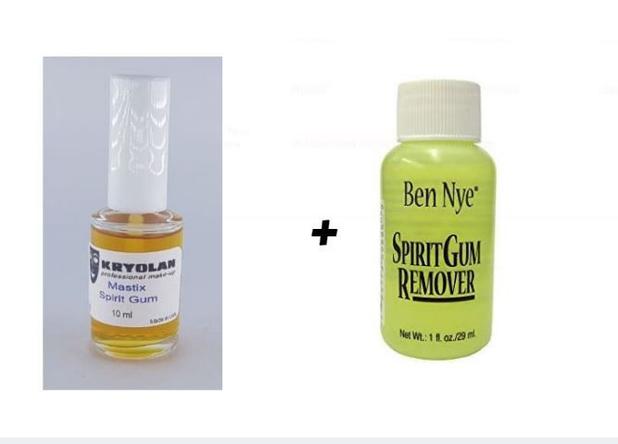 Kit Cola Spirit Gum (verniz) Kryolan 10ml + removedor ben nye 29ml Menor preço em Kit Cola Spirit Gum (verniz) Kryolan 10ml + removedor ben nye 29ml