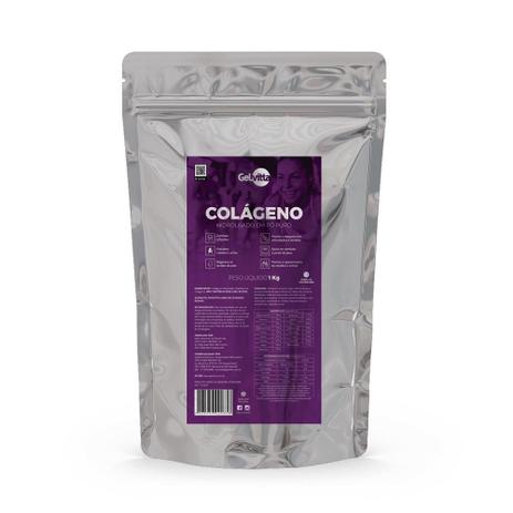 Kit Colágeno Hidrolisado Tipo 1 em pó puro 5 unidades de 1Kg - Gelvitta Menor preço em Kit Colágeno Hidrolisado Tipo 1 em pó puro 5 unidades de 1Kg - Gelvitta