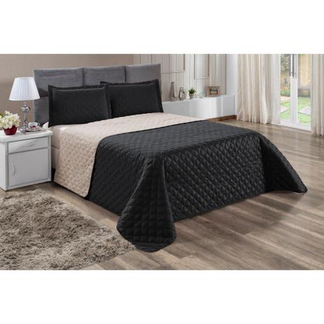 Kit Colcha Cobre Leito Queen 3 Peças Matelado Dupla Face - Vitrine Bordados Menor preço em Kit Colcha Cobre Leito Queen 3 Peças Matelado Dupla Face - Vitrine Bordados