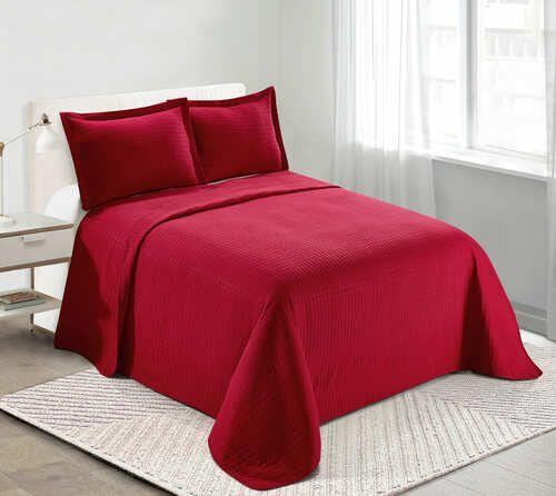 Kit Colcha de Casal Loft Camesa 3 Peças Vermelha Menor preço em Kit Colcha de Casal Loft Camesa 3 Peças Vermelha