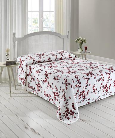Kit colcha de casal super queen estampado Dohler - Lorena C Menor preço em Kit colcha de casal super queen estampado Dohler - Lorena C