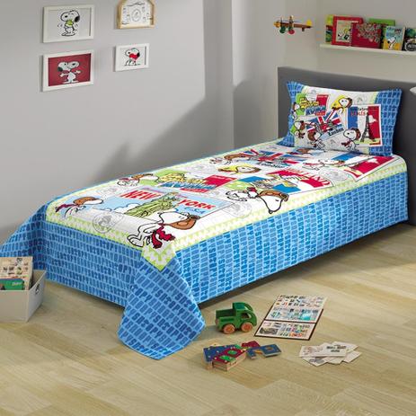 Kit Colcha Infantil Dohler AM-4433 Snoopy 02 - Döhler Menor preço em Kit Colcha Infantil Dohler AM-4433 Snoopy 02 - Döhler