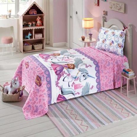 Kit Colcha Infantil Menina Dohler Piquet Princesa Sofia - Döhler Menor preço em Kit Colcha Infantil Menina Dohler Piquet Princesa Sofia - Döhler