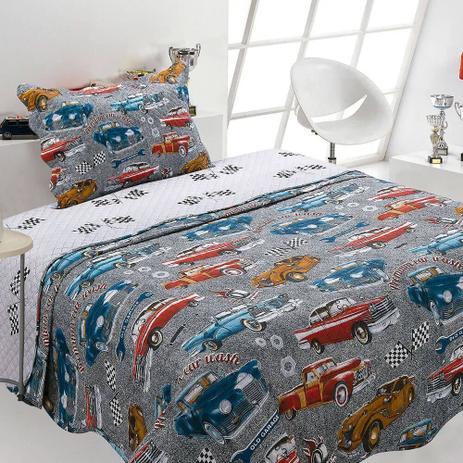 Kit Colcha Infantil Patchwork Ultra 2 Peças Happy Day Cars - Sultan Menor preço em Kit Colcha Infantil Patchwork Ultra 2 Peças Happy Day Cars - Sultan