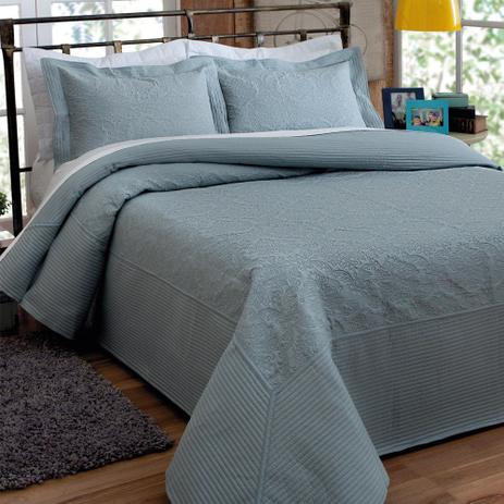 Kit Colcha King Provence Matelassê Rozac Cana Menor preço em Kit Colcha King Provence Matelassê Rozac Cana