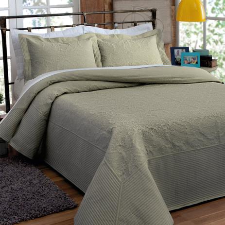 Kit Colcha King Provence Matelassê Rozac Fendi Menor preço em Kit Colcha King Provence Matelassê Rozac Fendi