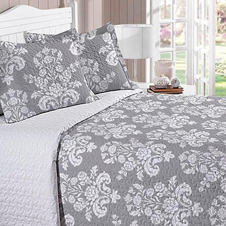 Kit Colcha Matelada Buettner Casal Estampada Marilda Menor preço em Kit Colcha Matelada Buettner Casal Estampada Marilda