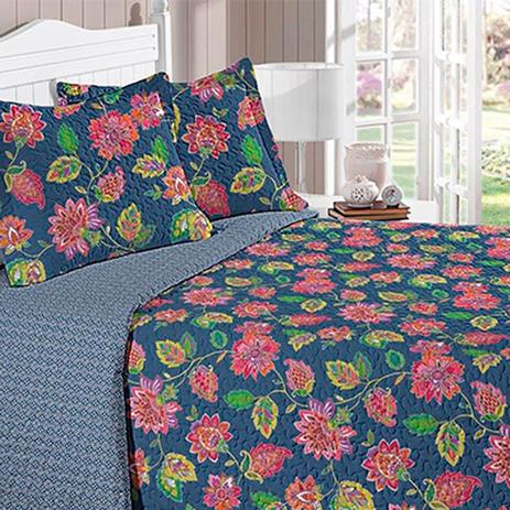 Kit Colcha Matelada Buettner Solteiro Estampada Menor preço em Kit Colcha Matelada Buettner Solteiro Estampada