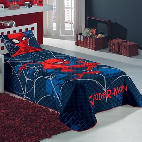 Kit Colcha Matelassê Homem Aranha Spider Man + Fronha Lepper Menor preço em Kit Colcha Matelassê Homem Aranha Spider Man + Fronha Lepper