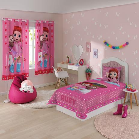 Kit Colcha Matelassê Infantil Estampada 2 Peças Rainbow Ruby - Lepper Menor preço em Kit Colcha Matelassê Infantil Estampada 2 Peças Rainbow Ruby - Lepper