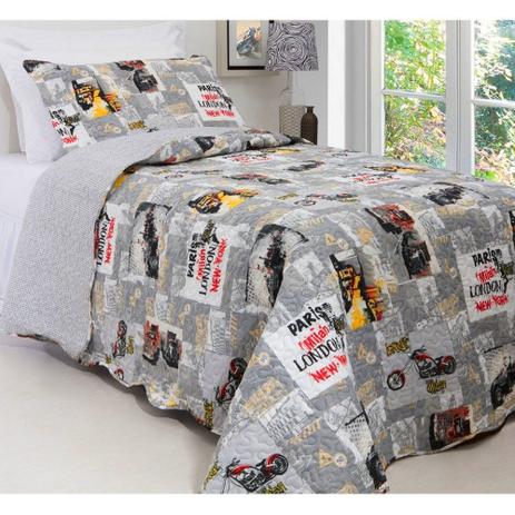 Kit Colcha Patchwork Teen Rozac Travel é ruim? Kit Colcha Patchwork Teen Rozac Travel é boa?