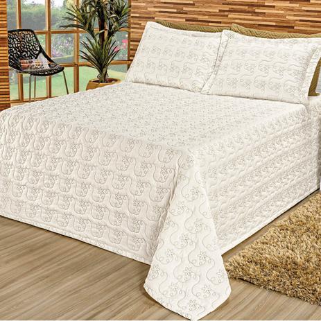 Kit Colcha Queen Premium 3 Peças Bia Enxovais Caqui é boa?