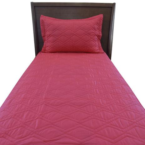 Kit Colcha Sleep Innovi Solteiro - Pink - Kacyumara Menor preço em Kit Colcha Sleep Innovi Solteiro - Pink - Kacyumara