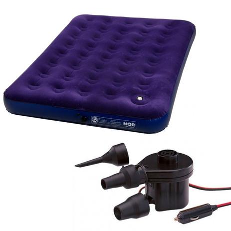 Kit Colchao de Casal Inflavel Mor + Bomba Eletrica Infladora 12v Ntk Nautika Menor preço em Kit Colchao de Casal Inflavel Mor + Bomba Eletrica Infladora 12v Ntk Nautika