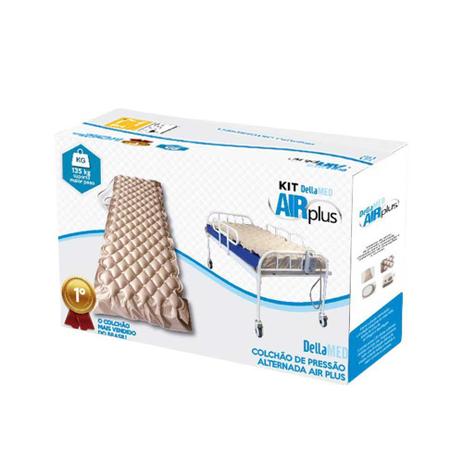 Kit Colchão Pneumático Anti Escaras com Motor Air Plus Dellamed Menor preço em Kit Colchão Pneumático Anti Escaras com Motor Air Plus Dellamed
