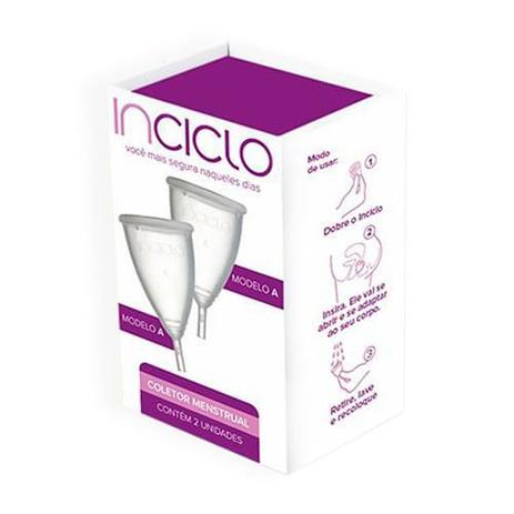 Kit Coletor Menstrual Inciclo A com 2 unidades - Inciclo Menor preço em Kit Coletor Menstrual Inciclo A com 2 unidades - Inciclo