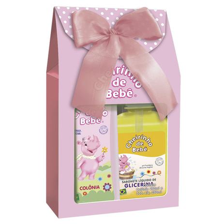 Kit Colônia Cheirinho de Bebê 210ml+Sabonete Glicerinado 250ml Menor preço em Kit Colônia Cheirinho de Bebê 210ml+Sabonete Glicerinado 250ml