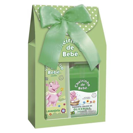 Kit Colônia Lavandita 210ml+Sabonete Glicerinado 250ml - Cheirinho de bebê é boa?