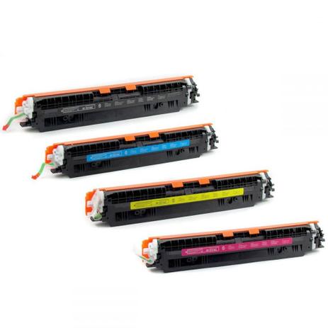 Kit Colorido / Toner Compativel CE310A CE311A CE312A CE313A para HP Laserjet Pro CP1025 CP1025NW CP-1025 CP-1025NW - Premium Menor preço em Kit Colorido / Toner Compativel CE310A CE311A CE312A CE313A para HP Laserjet Pro CP1025 CP1025NW CP-1025 CP-1025NW - Premium