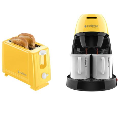 Kit Colors Amarelo Torradeira e Cafeteira Cadence 220V é boa?