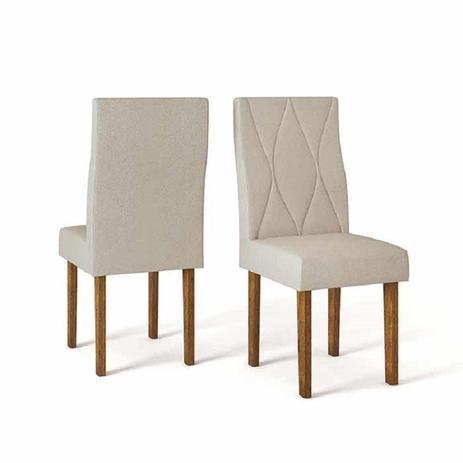 Kit Com 02 Cadeiras Para Sala De Jantar Ágata Demolição/ Linho Claro- DJ Móveis é boa?