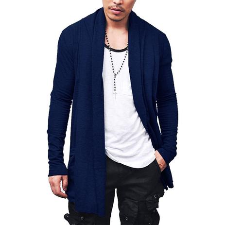 jaqueta cardigan masculino