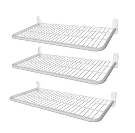 Kit Com 03 Araras Prateleira De Parede 1,00mt P/ Closet - Expoferro é ruim? Kit Com 03 Araras Prateleira De Parede 1,00mt P/ Closet - Expoferro é boa?