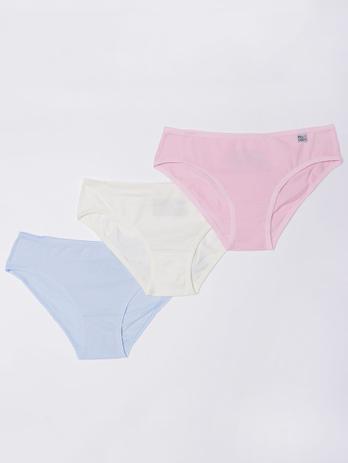 Kit 3 Calcinhas Biquíni Microfibra DelRio | Marisa
