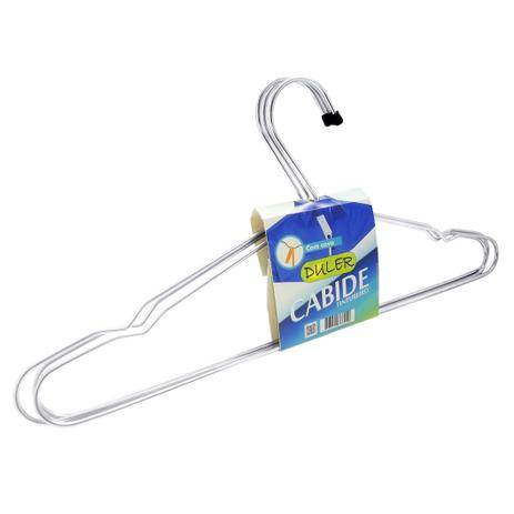 Kit com 03 Unidades - Cabide adulto Simples - 866 - Duler Menor preço em Kit com 03 Unidades - Cabide adulto Simples - 866 - Duler