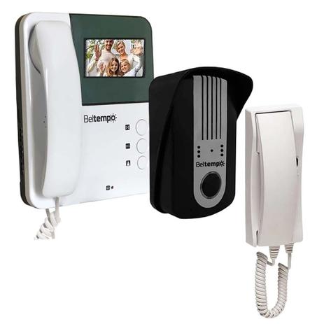 Kit Com 1 Vídeo Porteiro VP3 + 1 Extensão de áudio - VIDEOPORTEIRO Menor preço em Kit Com 1 Vídeo Porteiro VP3 + 1 Extensão de áudio - VIDEOPORTEIRO