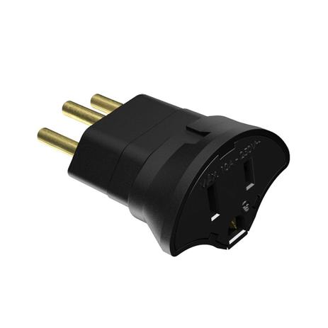 Kit com 10 Adaptadores para Tomada do Novo Padrão 64120 - SMS Menor preço em Kit com 10 Adaptadores para Tomada do Novo Padrão 64120 - SMS