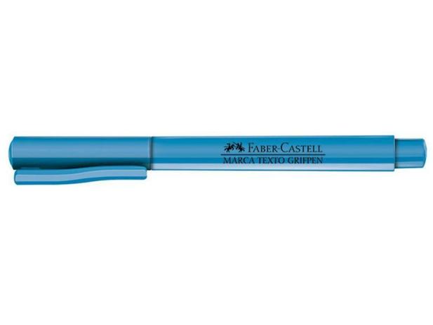 Kit Com 10 Canetas Marca Texto Azul Faber Castell Menor preço em Kit Com 10 Canetas Marca Texto Azul Faber Castell